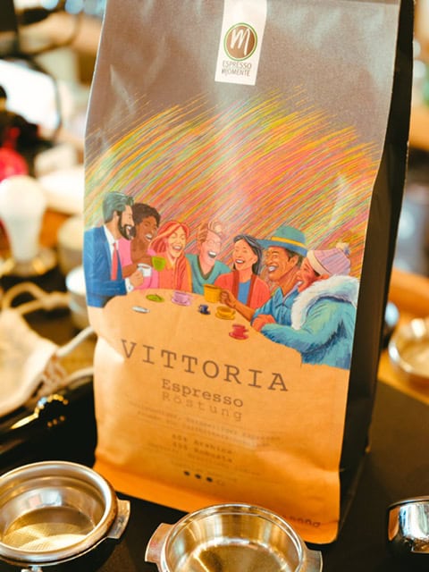 Zwei Euro Spendenerlös gehen beim Kauf der Espressobohne „Vittoria“ an das Kinderklinikradio RUMMS.